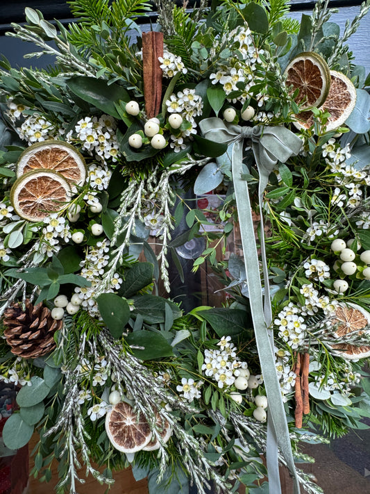 Lucky Blooms Christmas Wreath