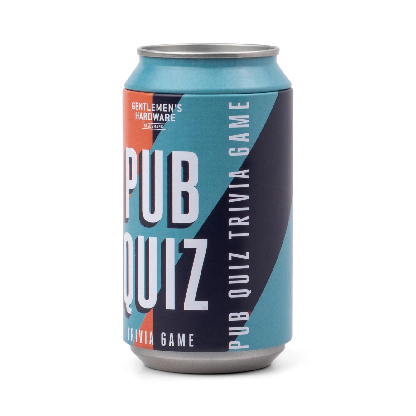 Can of 'Pub Quiz' trivia game by Gentlemen's Hardware