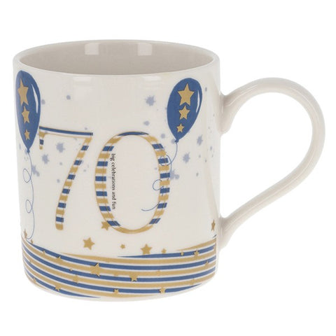 Male Age Mug - 70th