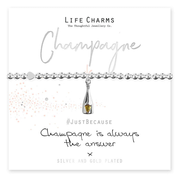 Champagne Is Always The Answer Bracelet