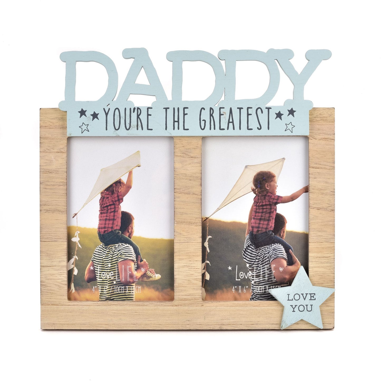 Love Life Double 4 X 6 Frame - Daddy