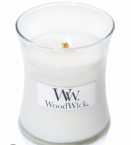 Woodwick - Mini Hourglass candle - White Tea & Jasmine