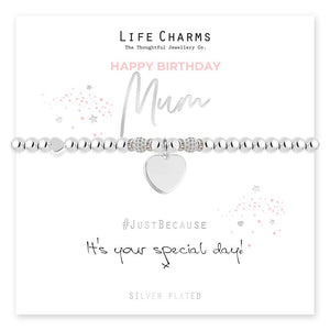 Happy Birthday Mum Bracelet