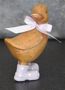 Wooden Duck Figure