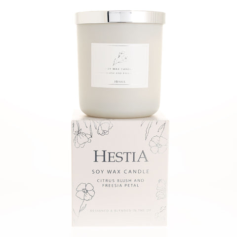 Hestia Candle - Citrus blush & Freesia Petals