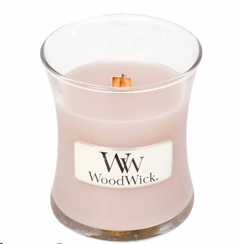 Woodwick - Mini Hourglass candle - Vanilla & Sea Salt