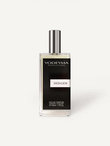 Yodeyama Oud Gem perfume bottle. a majestic, spicy-woody fragrance that weaves precious oud and agarwood with a surprising freshness of lavender and fragrant warmth from saffron and nutmeg. Grounded by a rich base of patchouli and soft musks, it exudes a confident, regal aura—bold, refined, and unforgettable.
Smells like: Initio Oud For Greatness.