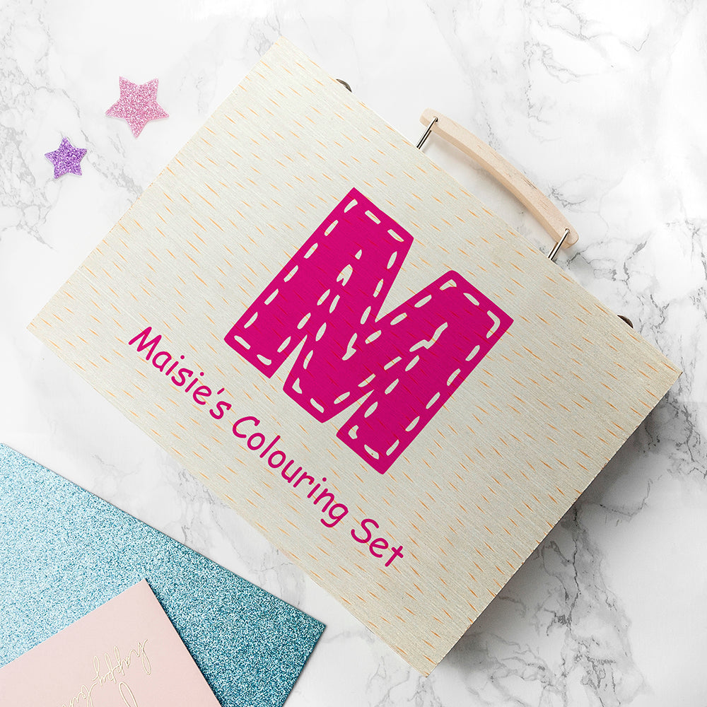 Personalised Children's Colouring Set