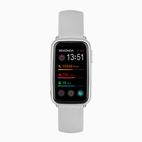 Sekonda Track Smart Watch | Grey Case & Silicone Strap