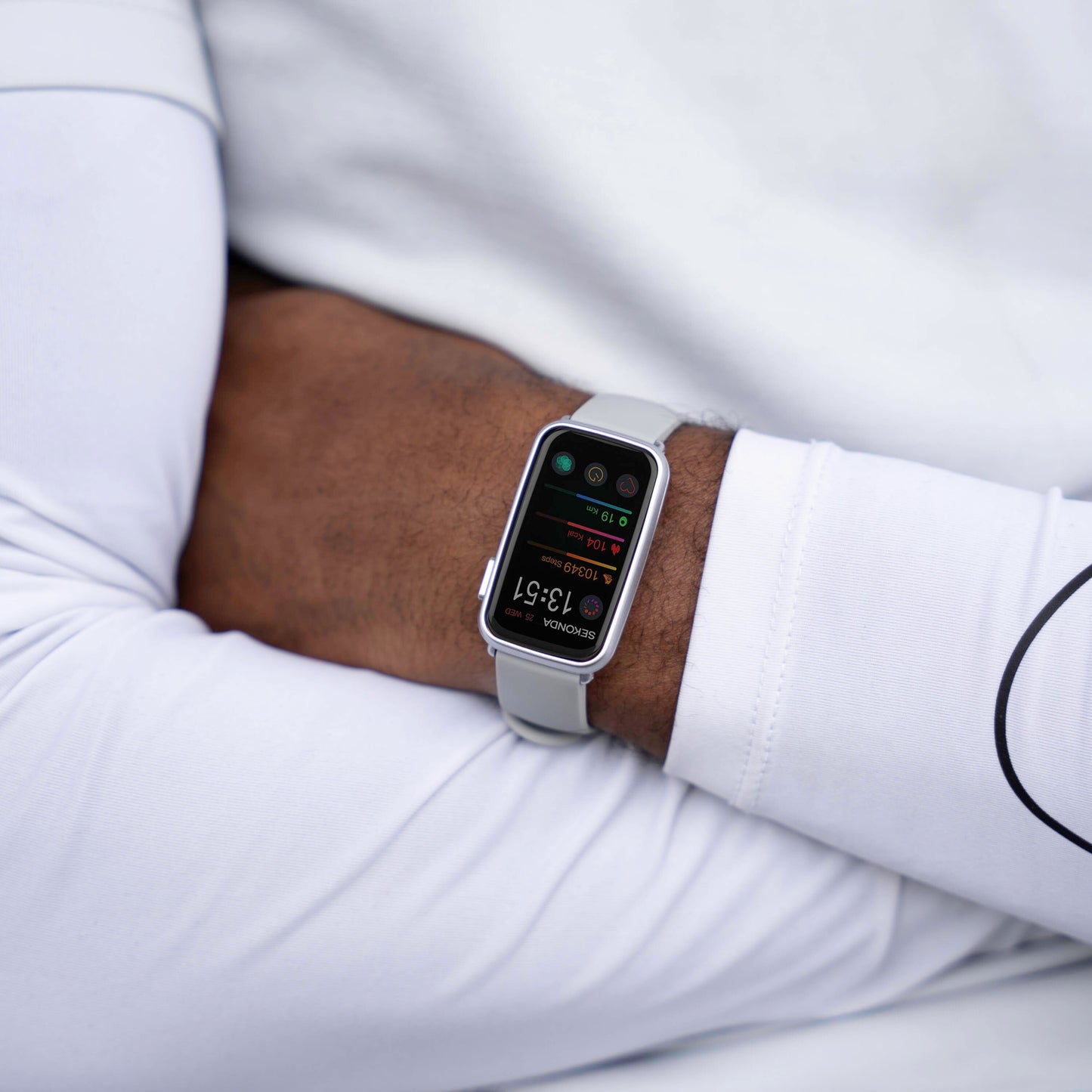 Sekonda Track Smart Watch | Grey Case & Silicone Strap