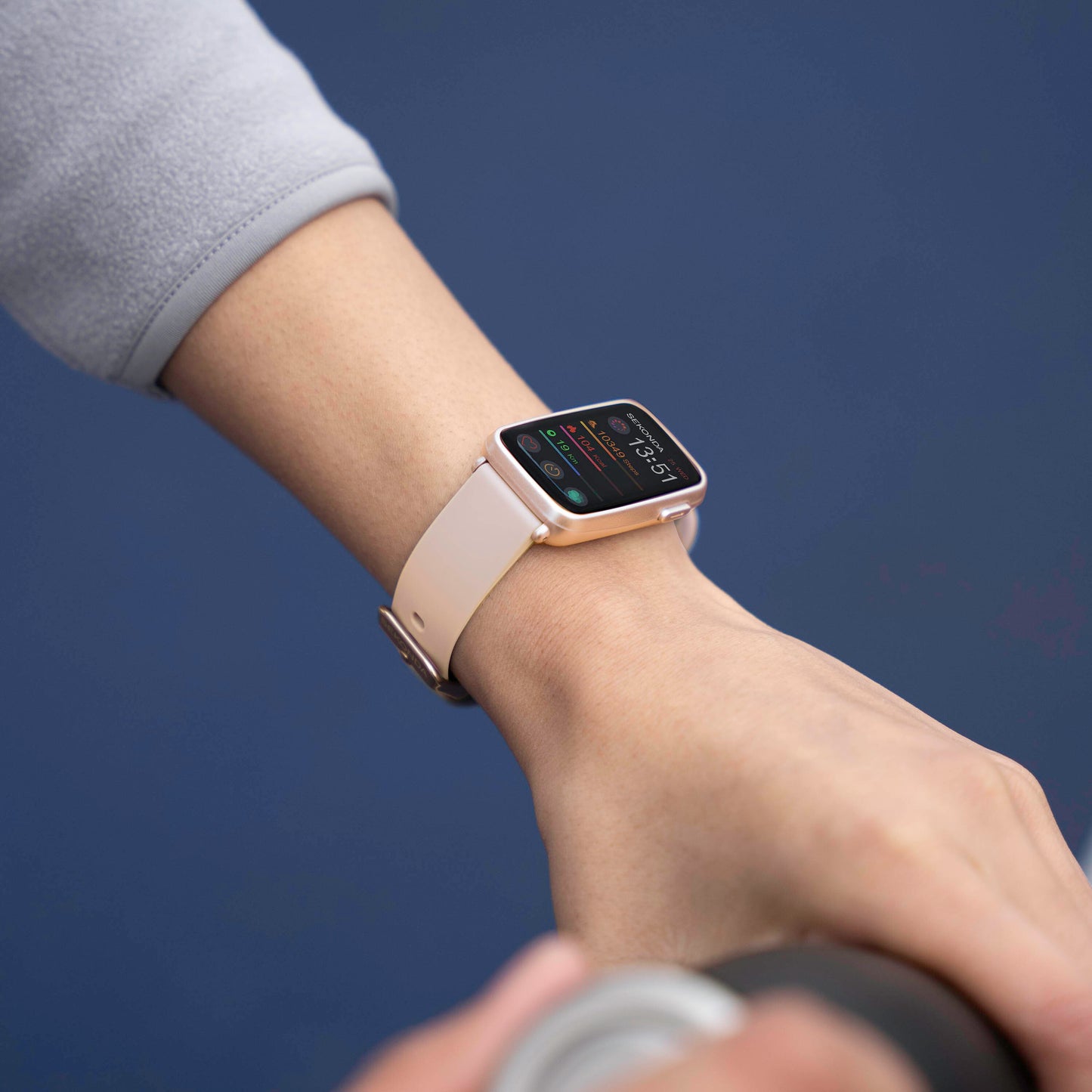 Sekonda Track Smart Watch | Rose Gold Case & Pink Silicone Strap