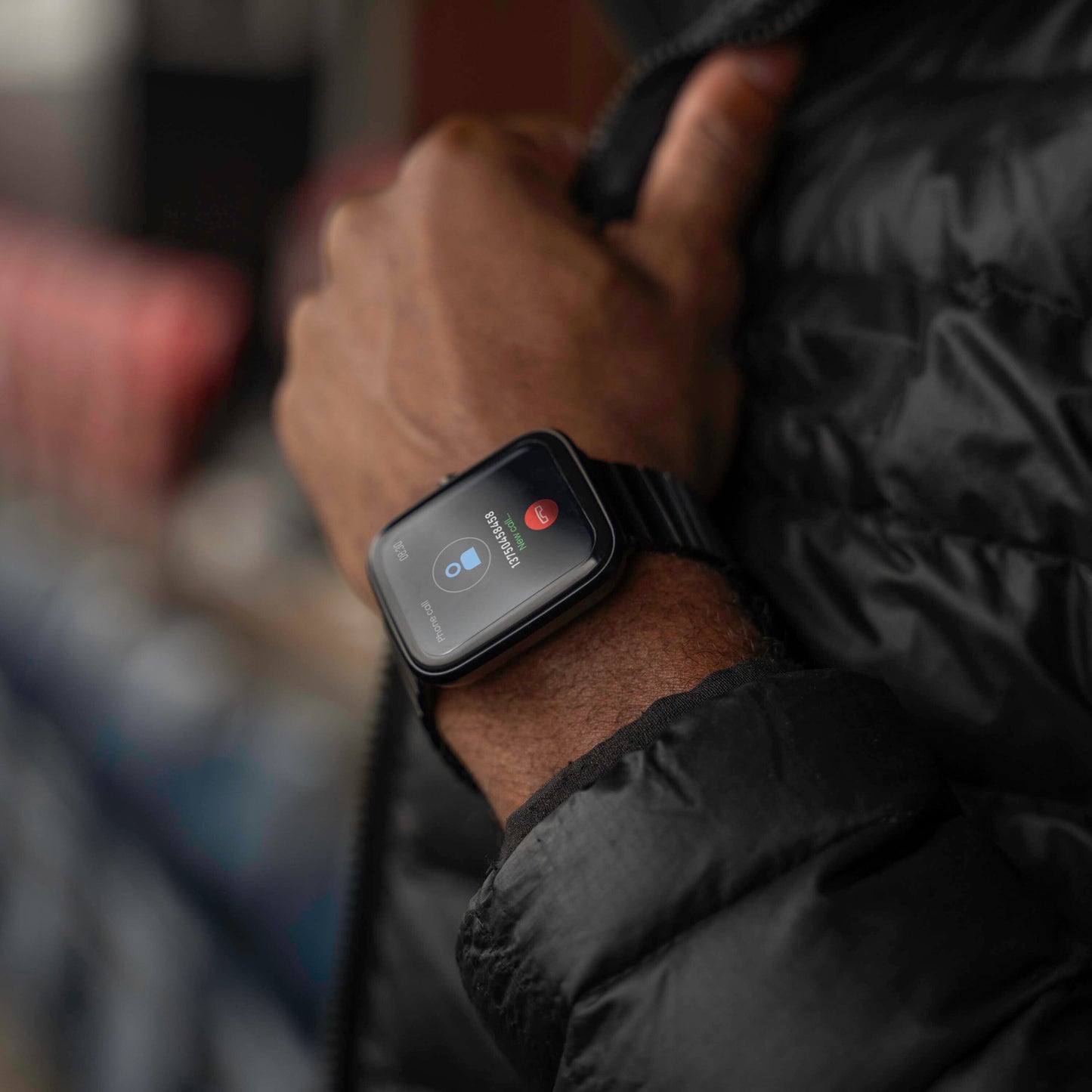 Sekonda Motion Plus Smart Watch | Black Alloy Case & Stainless Steel Bracelet