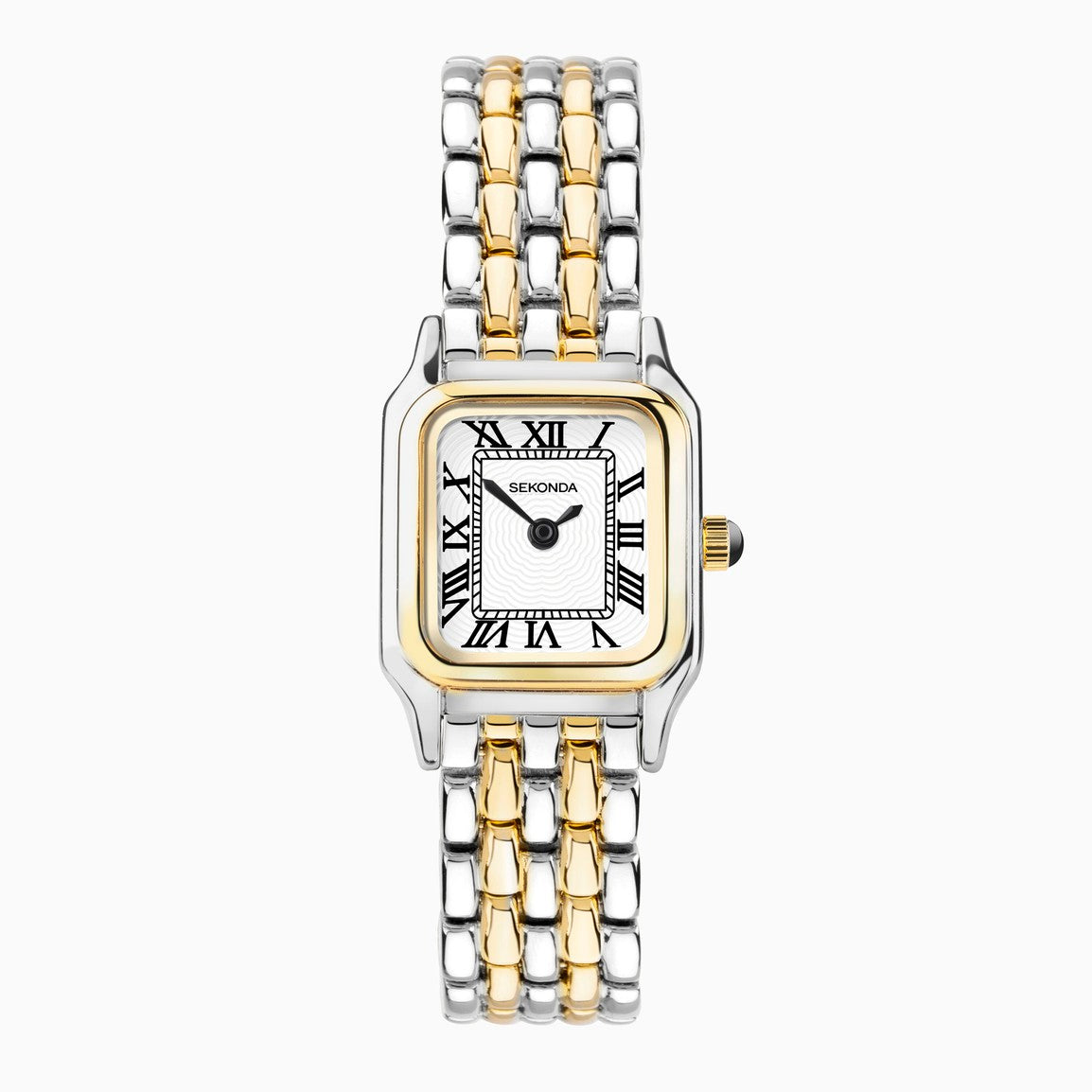 Sekonda Monica Ladies Watch | Two Tone Case & Alloy Bracelet with White Dial