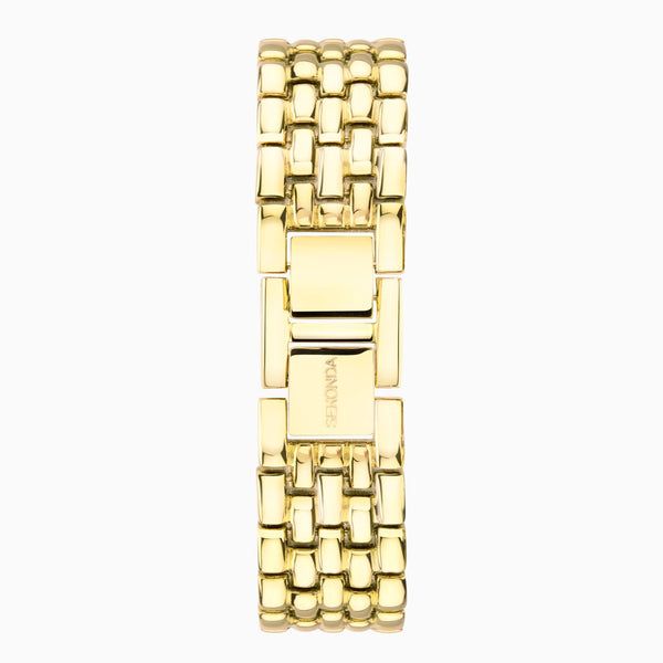 Sekonda Monica Maxi Ladies Watch | Gold Large Alloy Case & Bracelet with White Dial