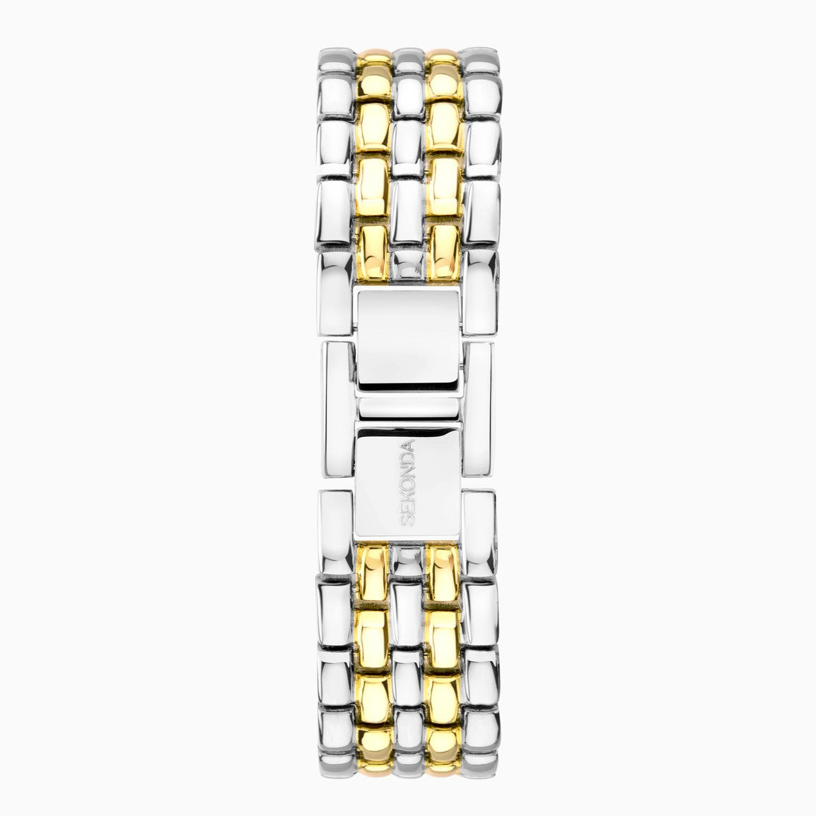 Sekonda Monica Maxi Ladies Watch | Two Tone Large Alloy Case & Bracelet with White Dial