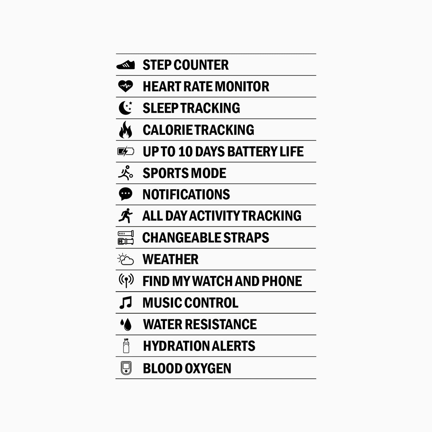 Sekonda Track Smart Watch | Rose Gold Case & Pink Silicone Strap