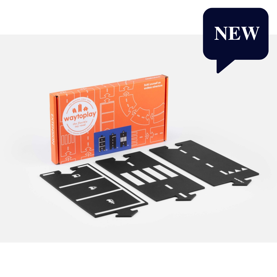 Flexible Toy Road Extension Set - Straight Parts