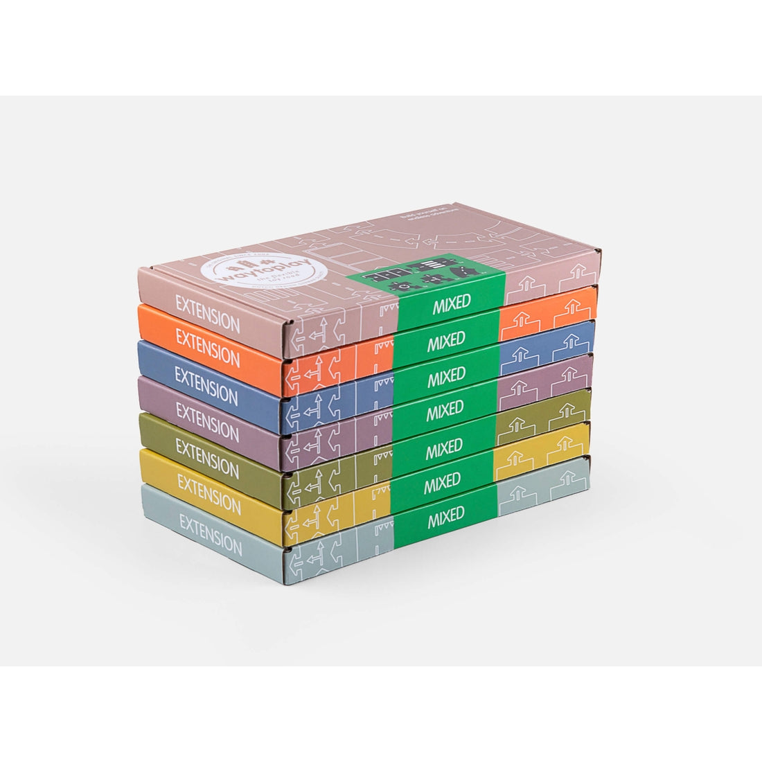 Flexible Toy Road Extension Set - Mixed Parts