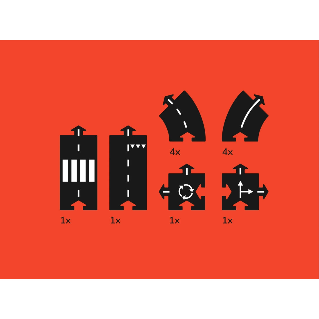 Small Flexible Toy Road Set - Ringroad