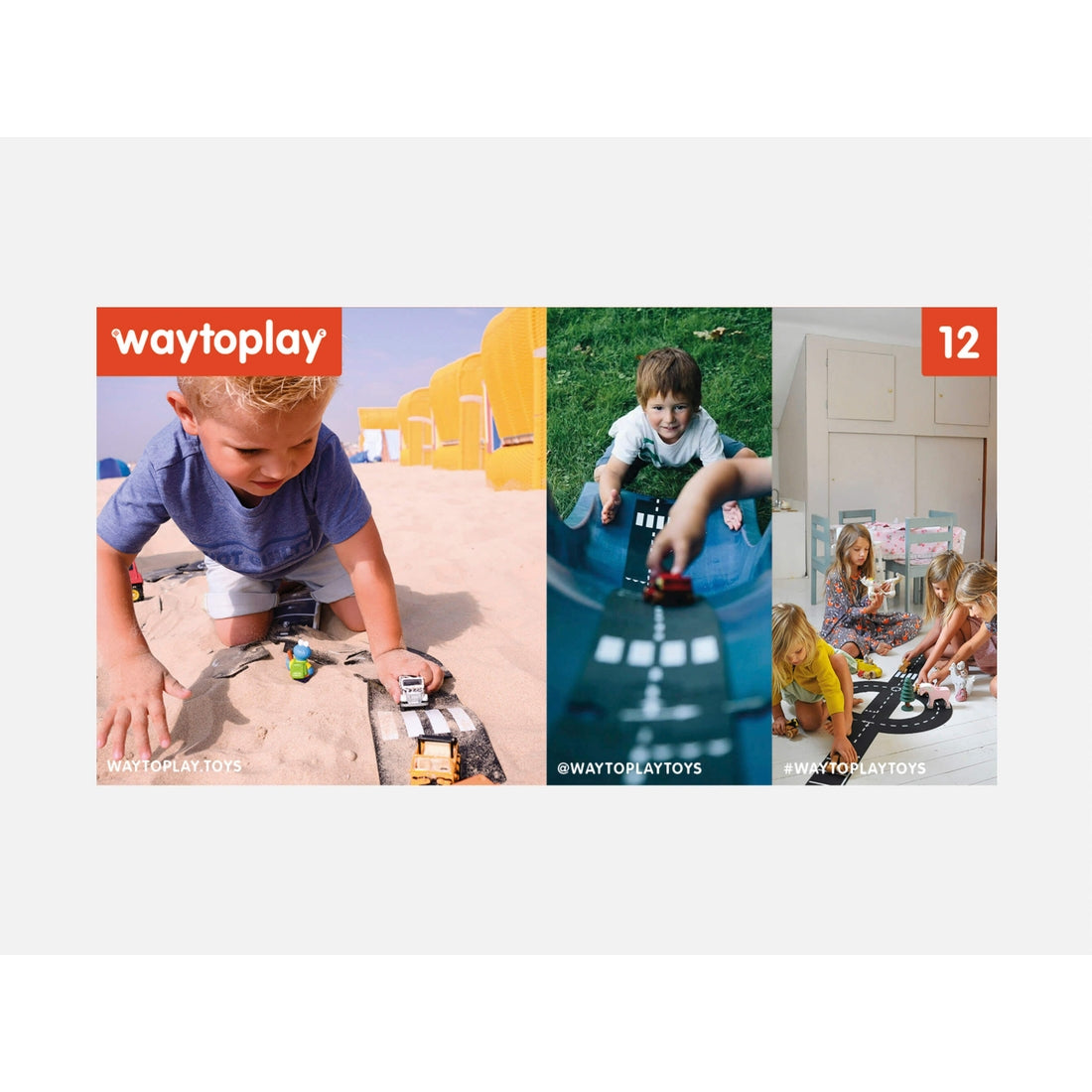 Small Flexible Toy Road Set - Ringroad