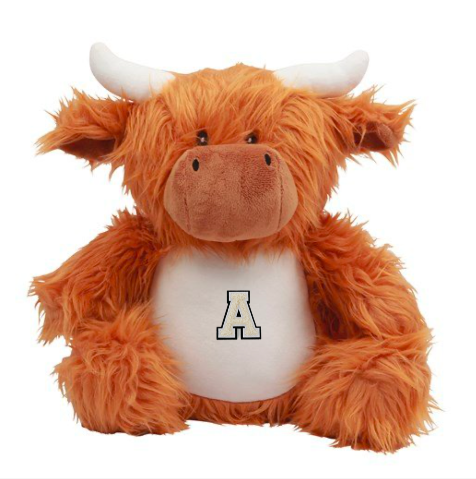 Personalised Zippies - Highland Cow