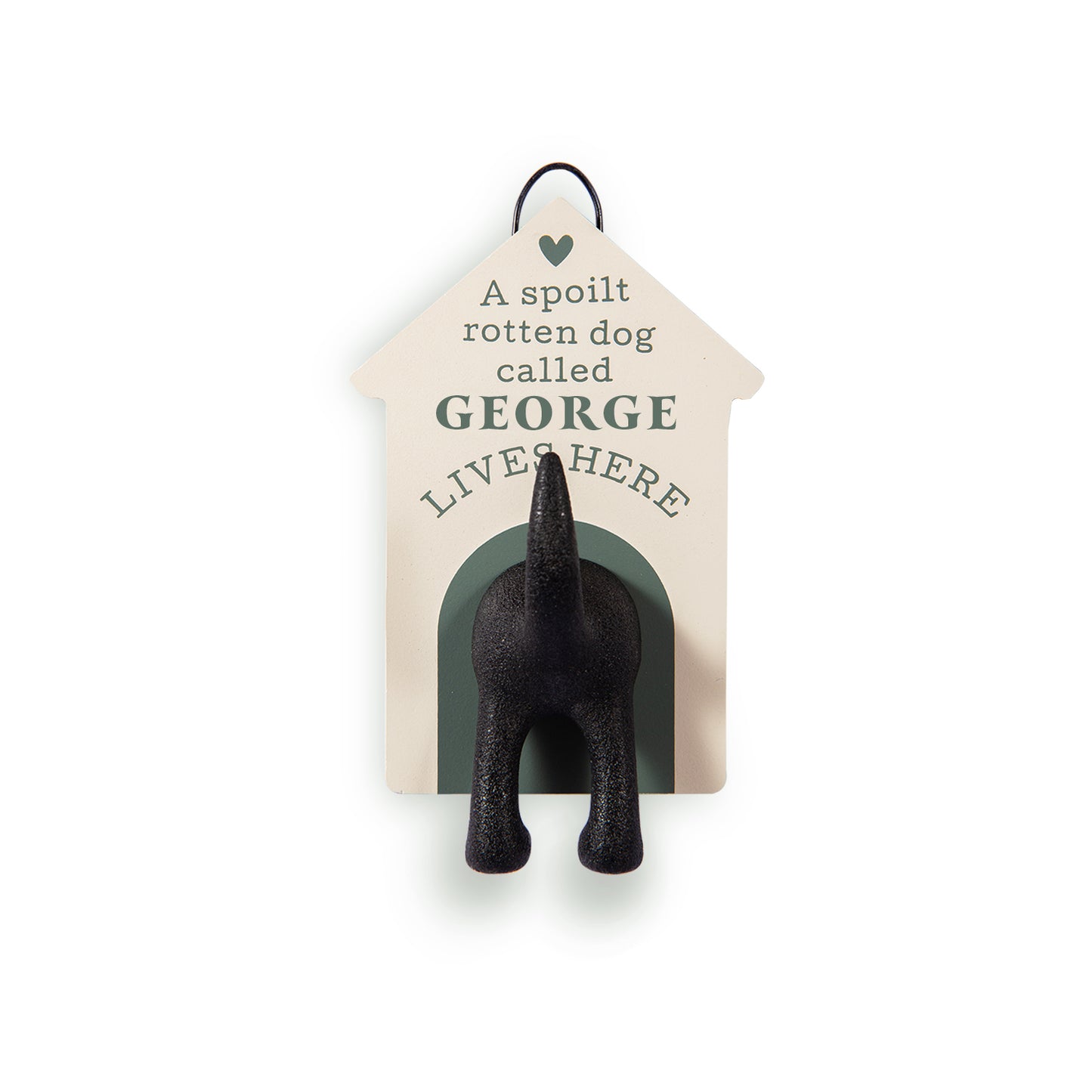 Dog Lead Hook White - George