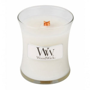 Woodwick - Medium Hourglass candle - Linen