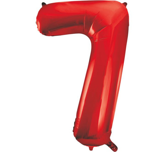Number Balloon Red - 7