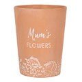 Mums Flowers Terracotta Plant Pot