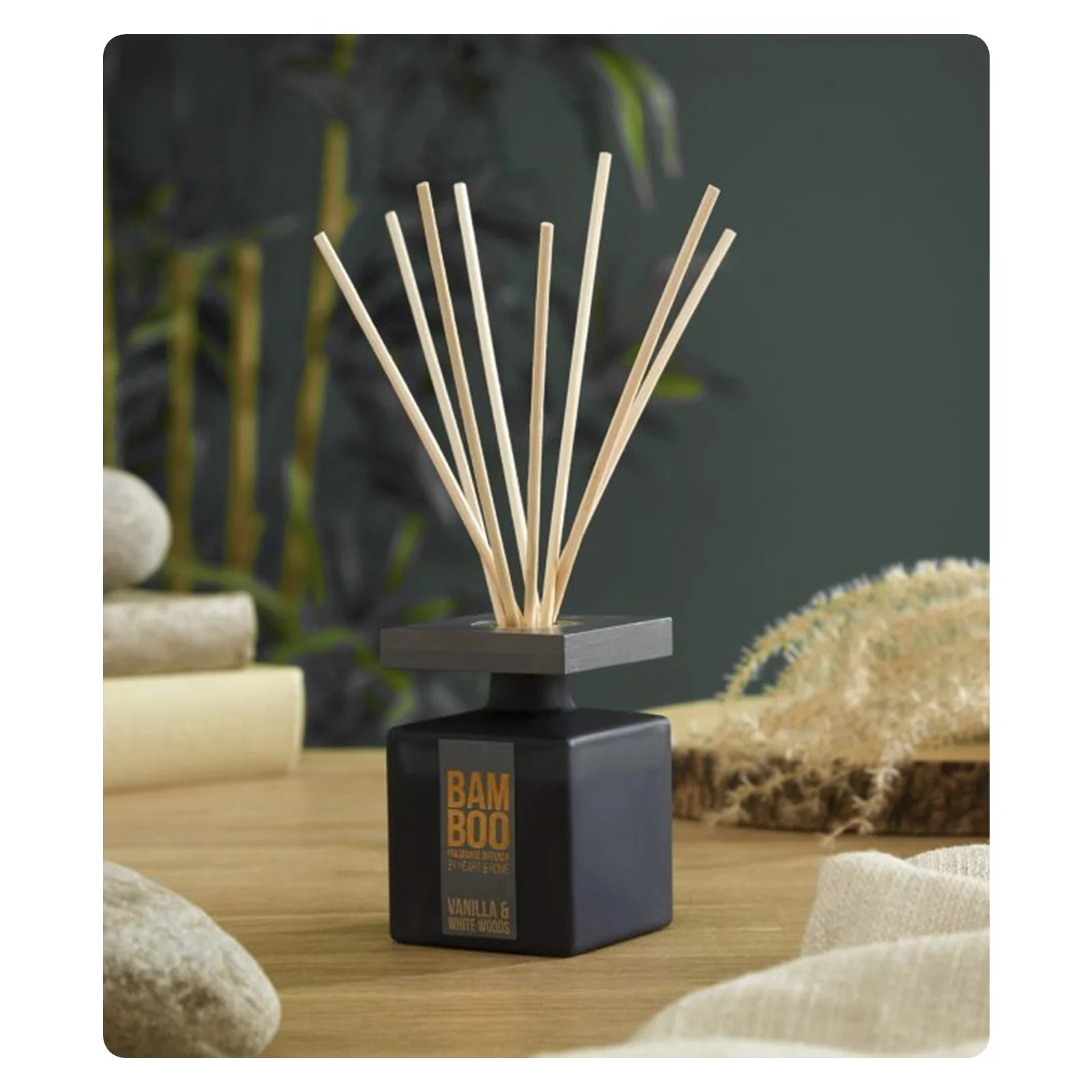 Vanilla & White Woods Bamboo Fragrance Diffuser