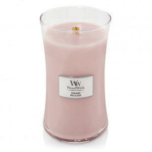 Woodwick - Large Hourglass candle - Rosewood