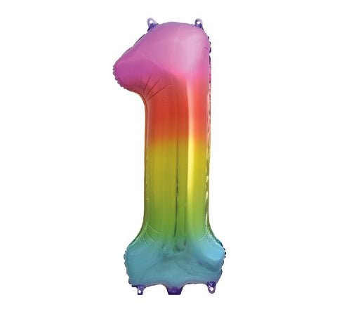Number Balloon Rainbow - 1