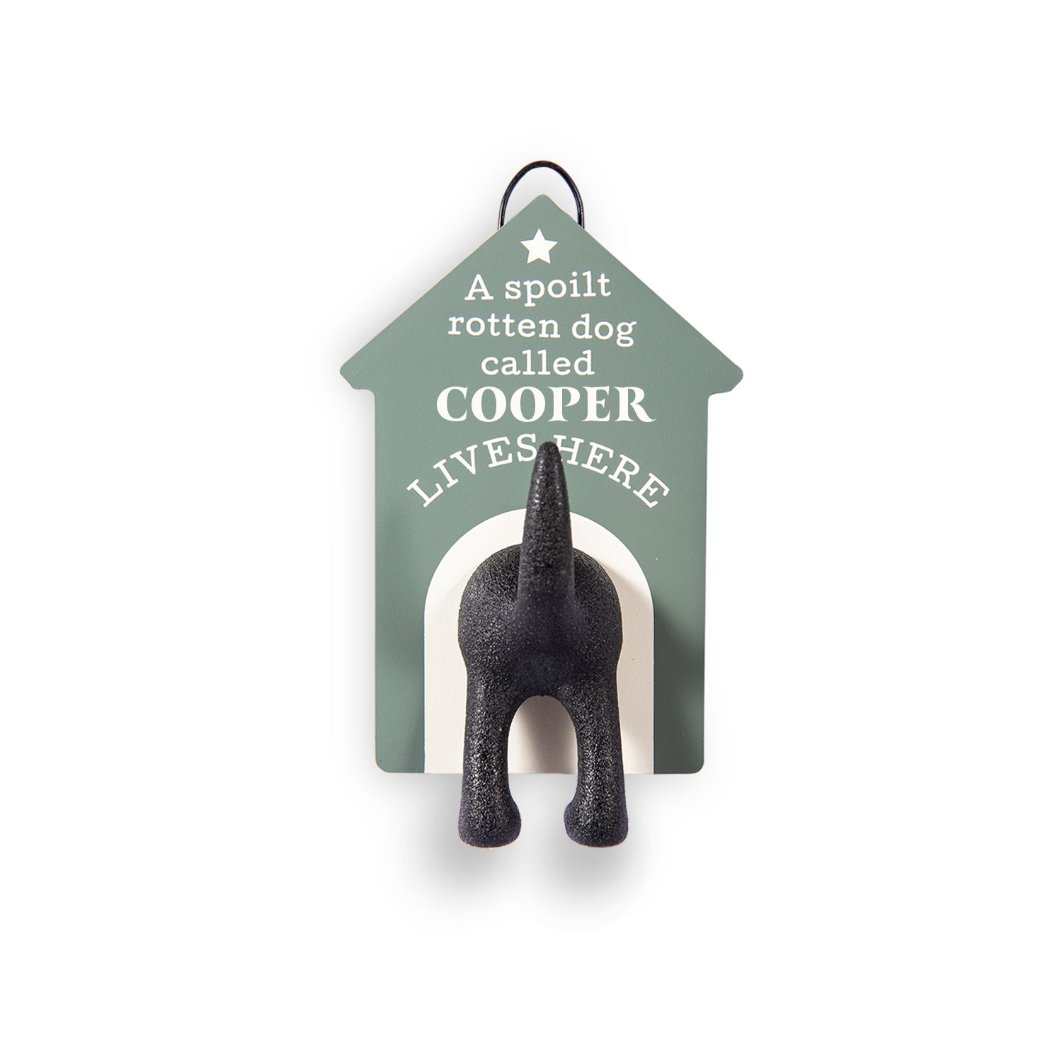 Dog Lead Hook Grey- Cooper