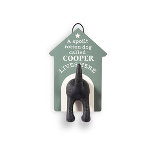 Dog Lead Hook Grey- Cooper
