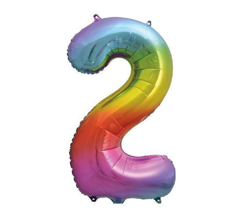 Number Balloon Rainbow - 2