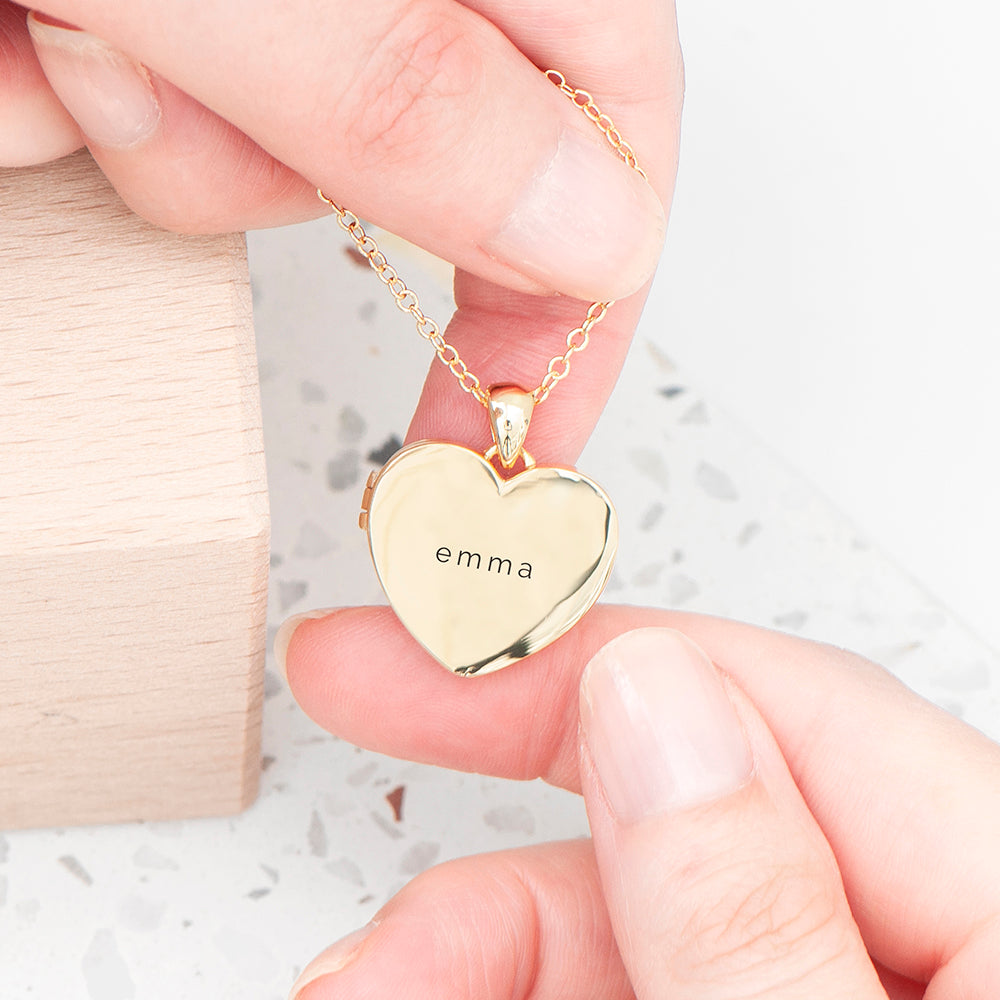 Personalised Heart Photo Locket
