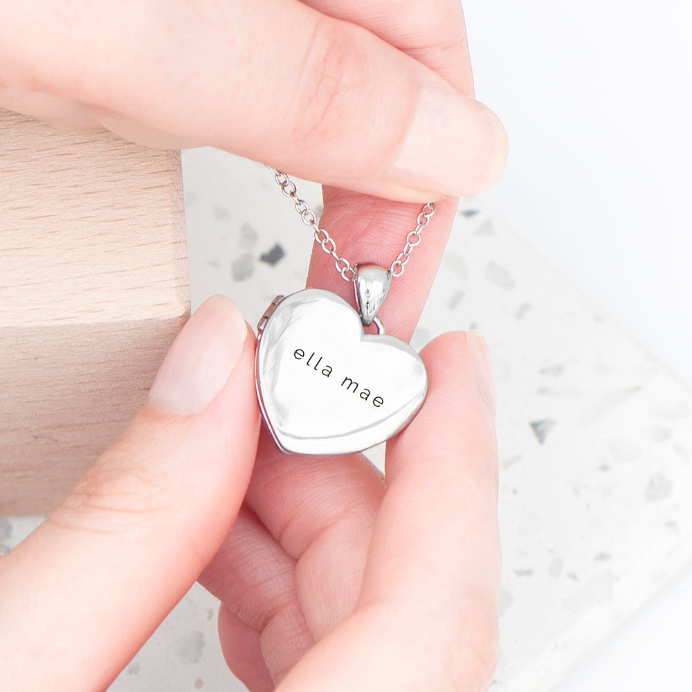 Personalised Heart Photo Locket