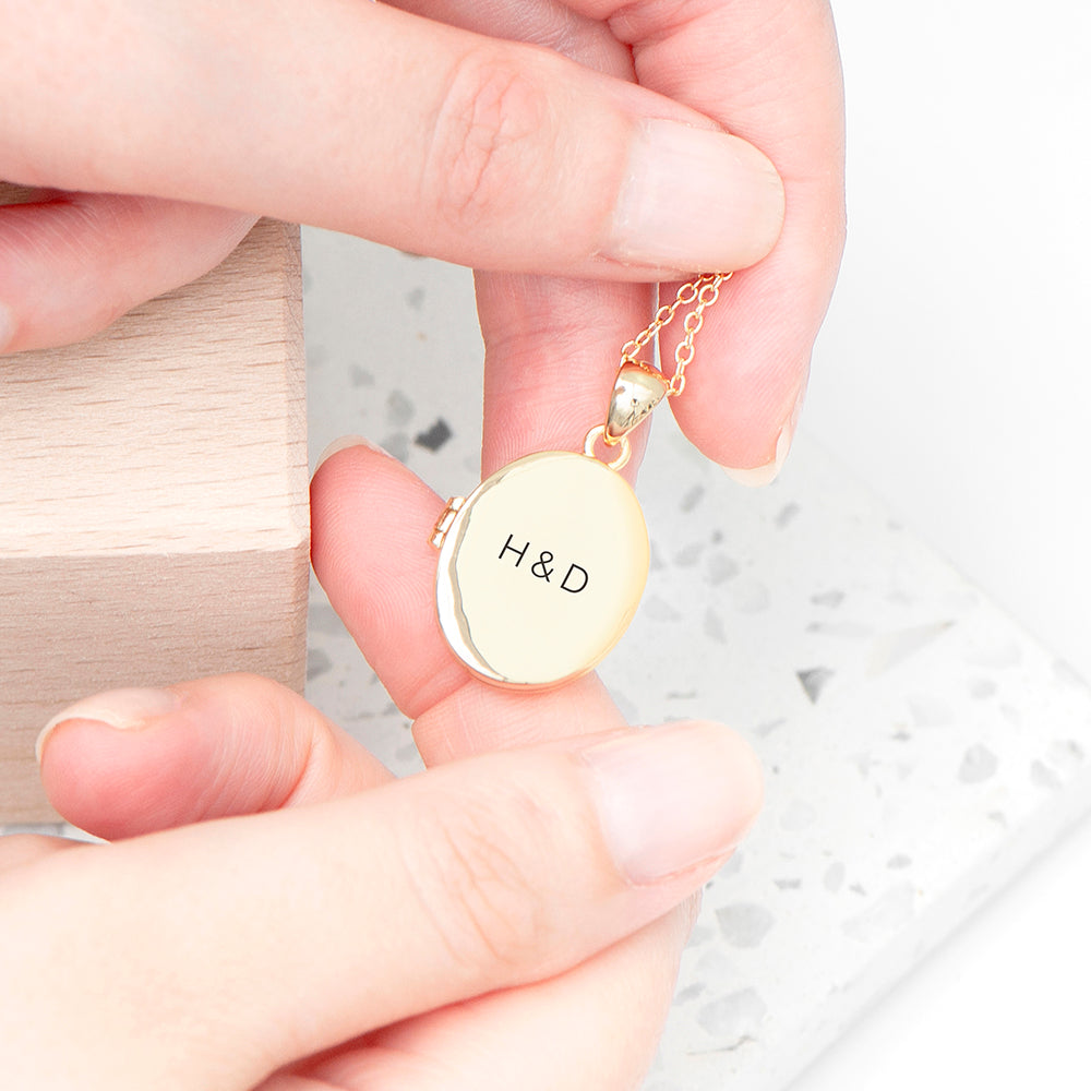Personalised Oval Photo Locket