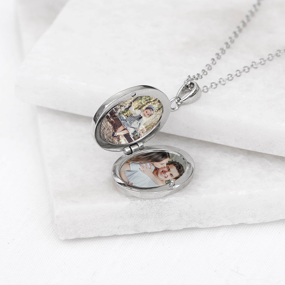 Personalised Oval Photo Locket