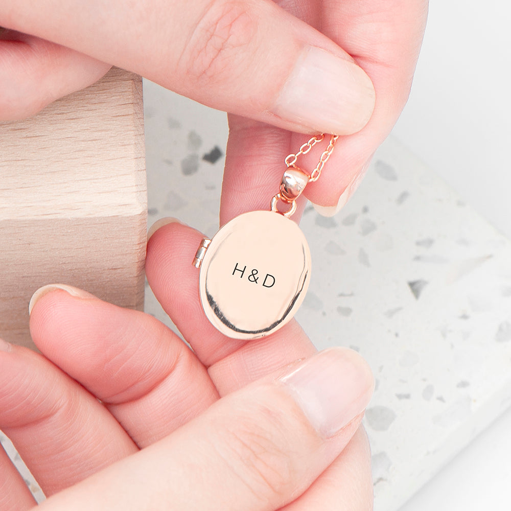 Personalised Oval Photo Locket