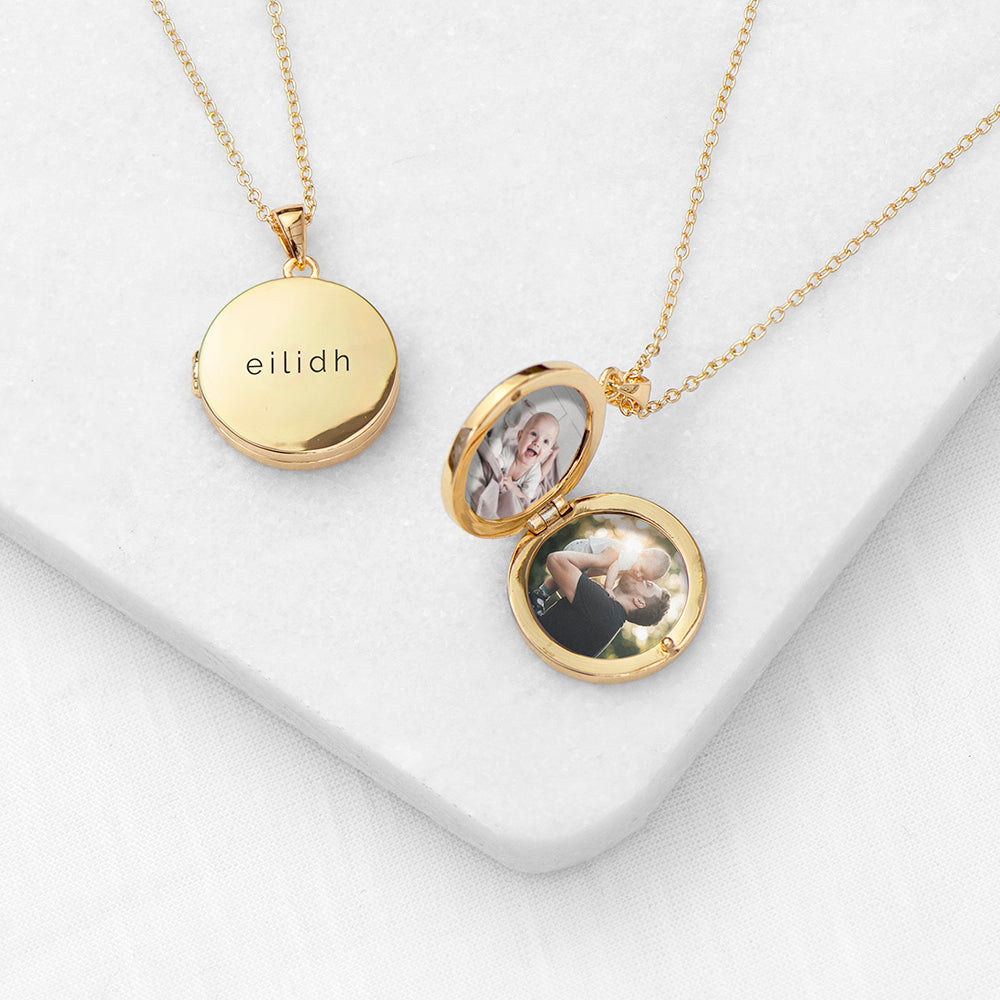 Personalised Round Photo Locket