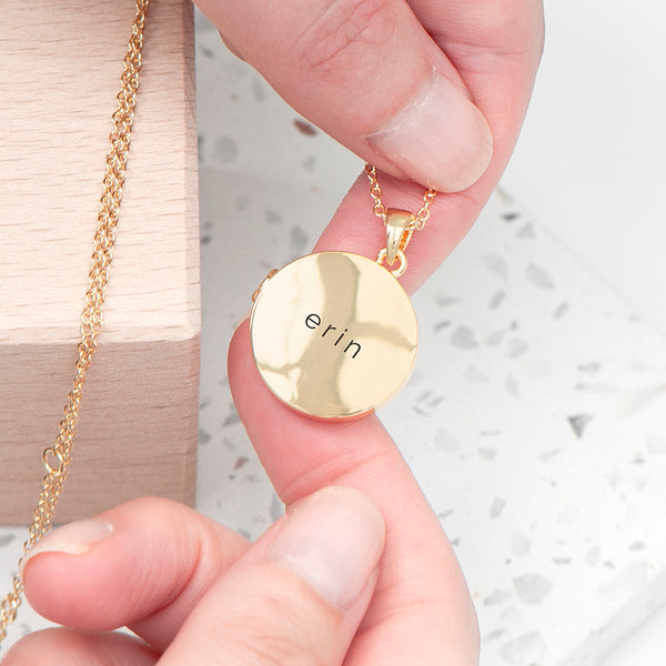Personalised Round Photo Locket