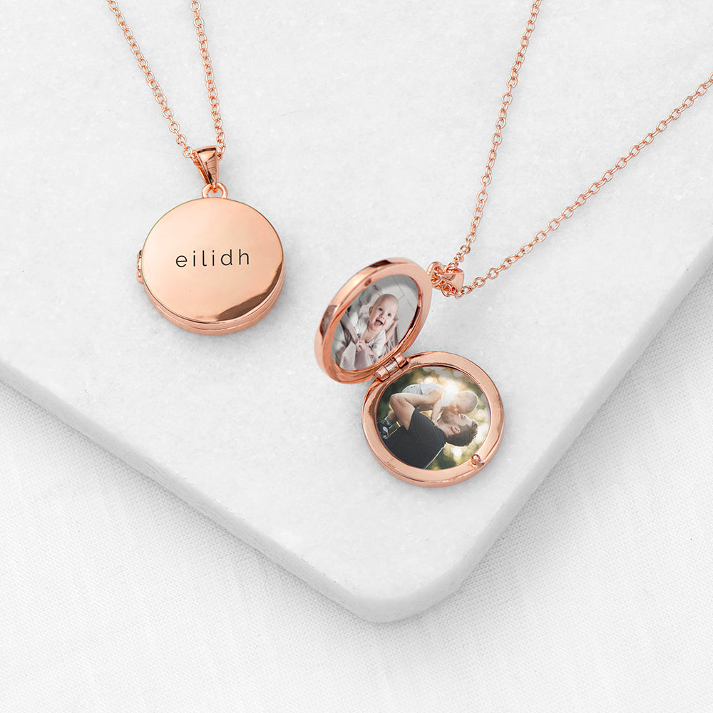 Personalised Round Photo Locket