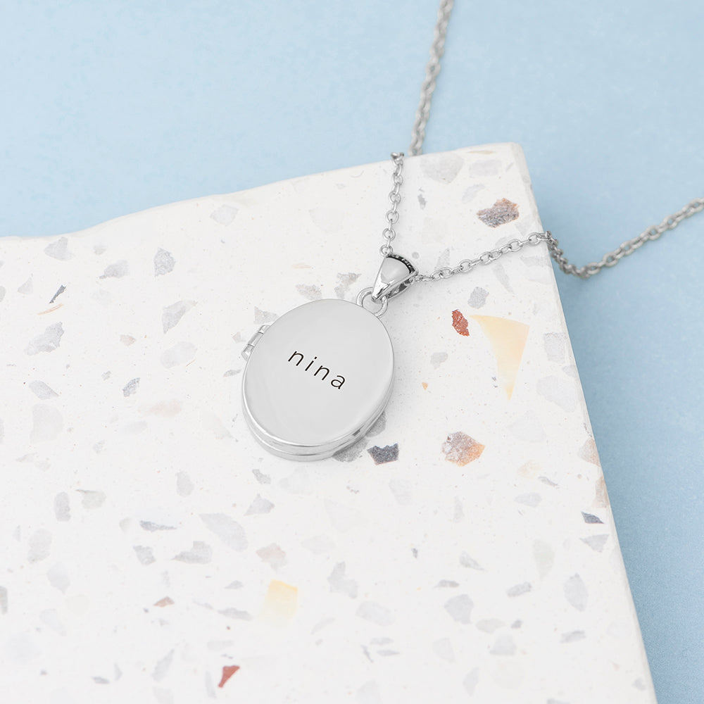 Personalised Oval Photo Locket