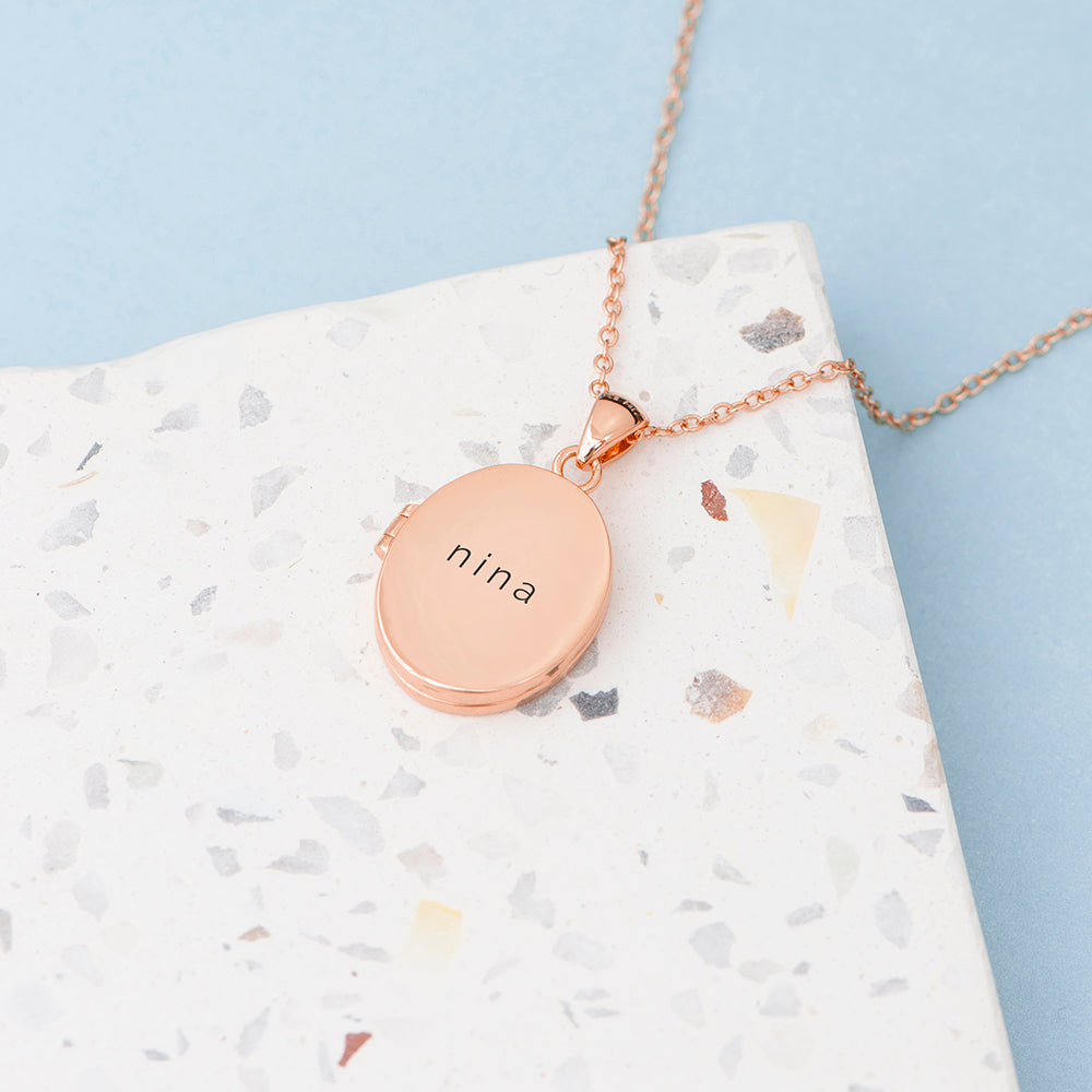 Personalised Oval Photo Locket
